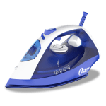 Plancha a vapor OSTER 1250w azul anti-adherente