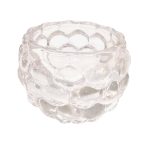 Porta Vela Decore 8cm Vidrio Transparente