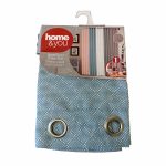 Cortina Casa Home 137x228cm Azul Poli