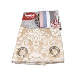 Cortina Casa Home 54x90 Pulgadas Crema Poli