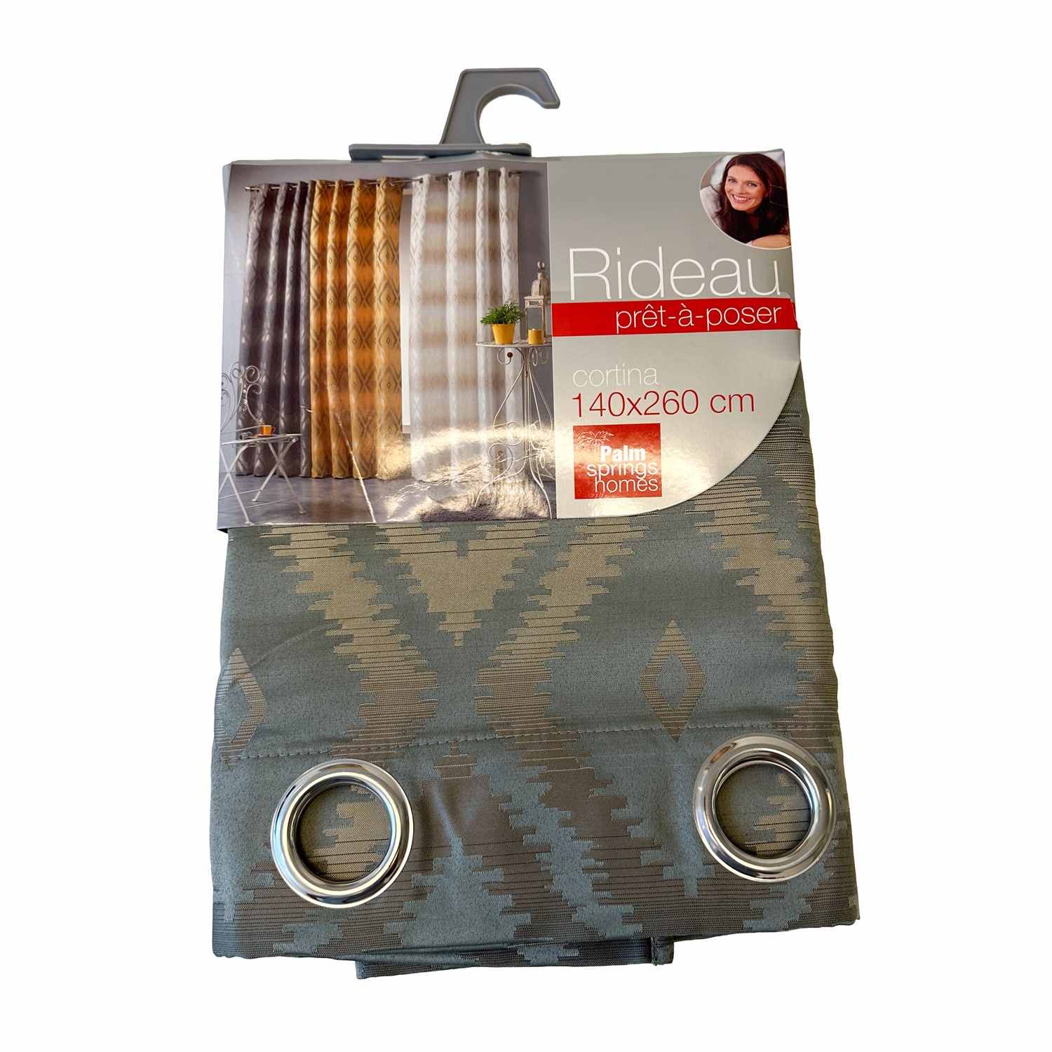 715-A0000194-min Cortina Casa Palm 140x260cm De Coka Poli - Imagen 1