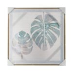 Cuadro Decore 60X60X4cm De Hojas Mdf