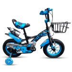 Bicicleta Niños aro 12" con canasta azul