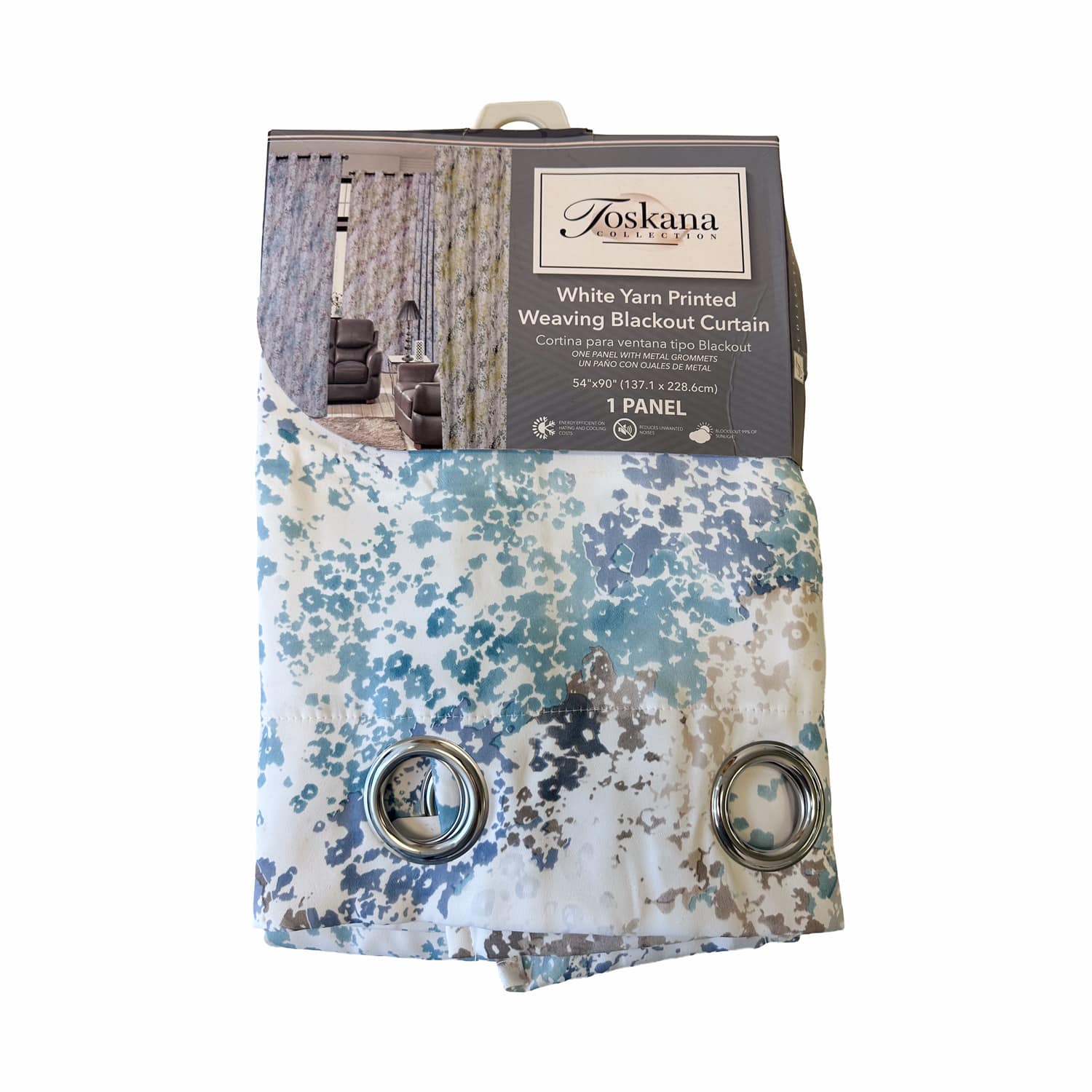 715-0410906-min Cortina Casa Toskana 137x228cm Estampado Poli - Imagen 1