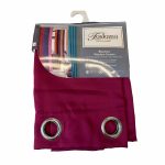 Cortina Casa Toskana 137x228cm Rojo Poli