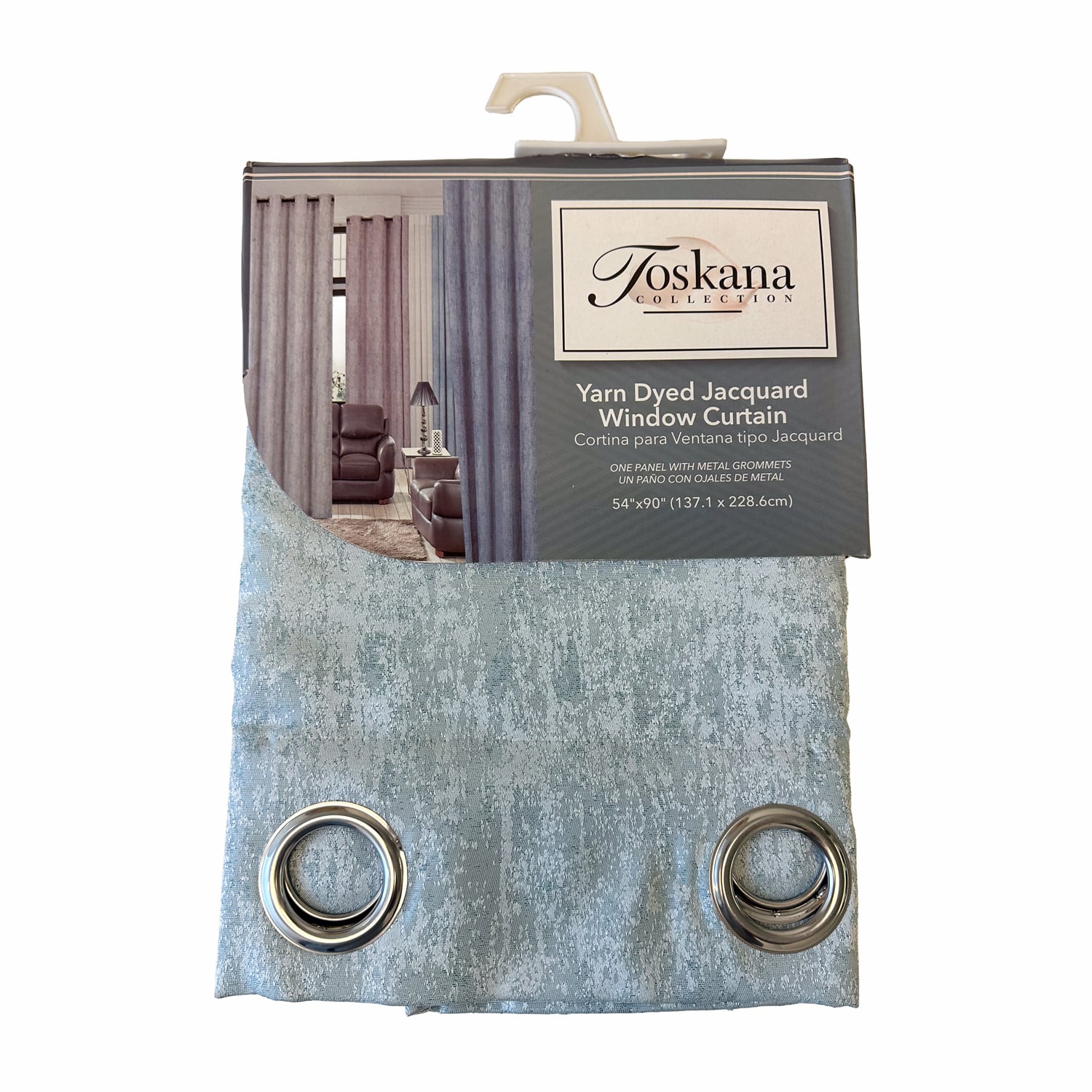 715-0480628-min Cortina Casa Toskana 137x228cm Color Poli - Imagen 1