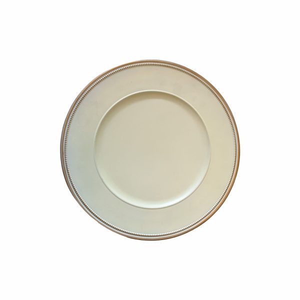 Plato Decorativo Decore Crema