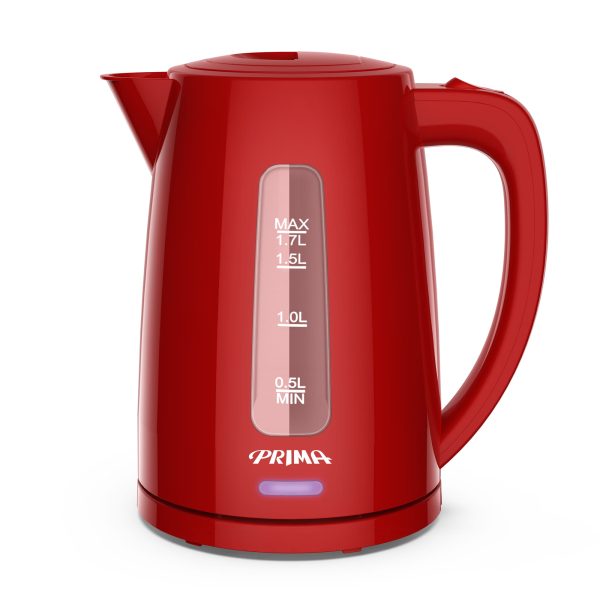 Hervidor Eléctrico Prima 1.7 Litros Rojo 01